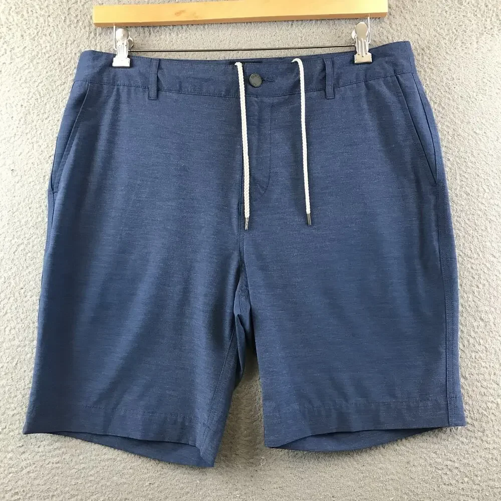 Faherty‎ Shorts Mens 35 Drawstring Hybrid Performance Stretch Lightweight Casual